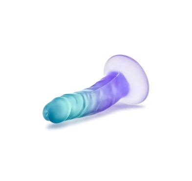 B YOURS MORNING DEW 5 INCH DILDO SAPPHIRE